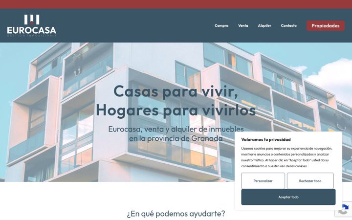 Screenshot of eurocasaatarfe.es