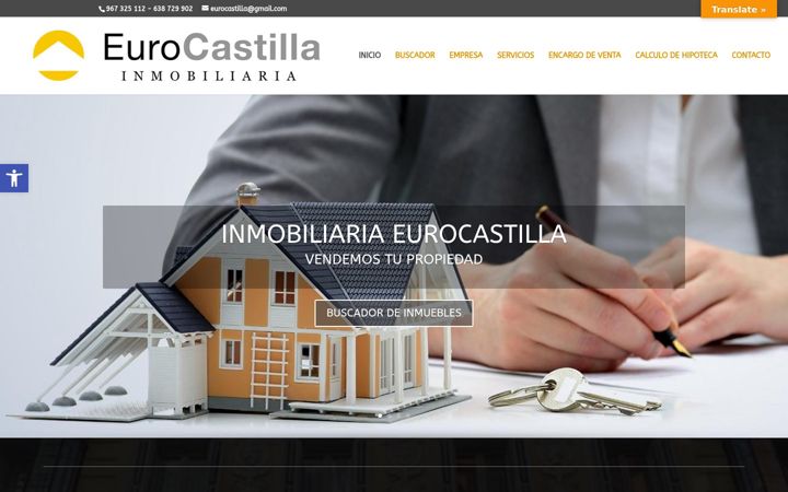 Screenshot ta' eurocastilla.es