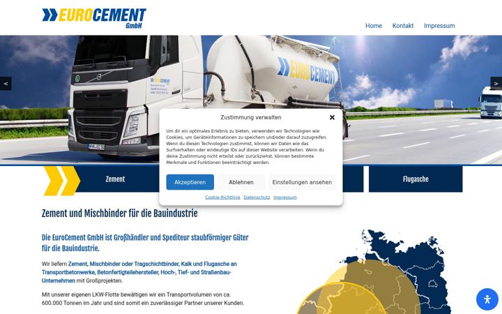 Screenshot of eurocement.de
