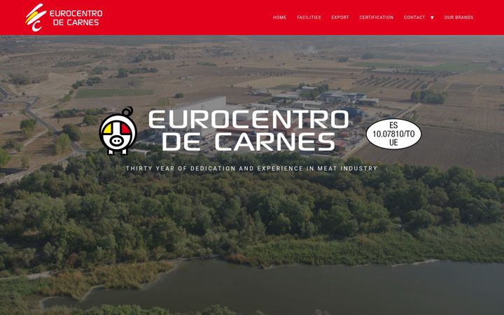 Screenshot of eurocentrocarnes.com