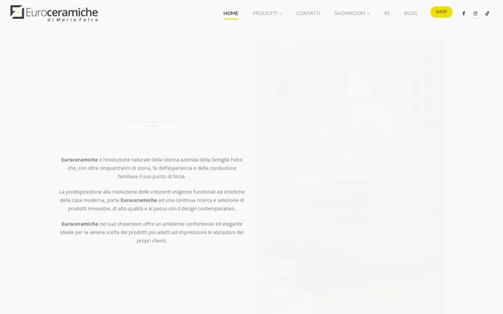 Captura de pantalla de euroceramichefalco.it