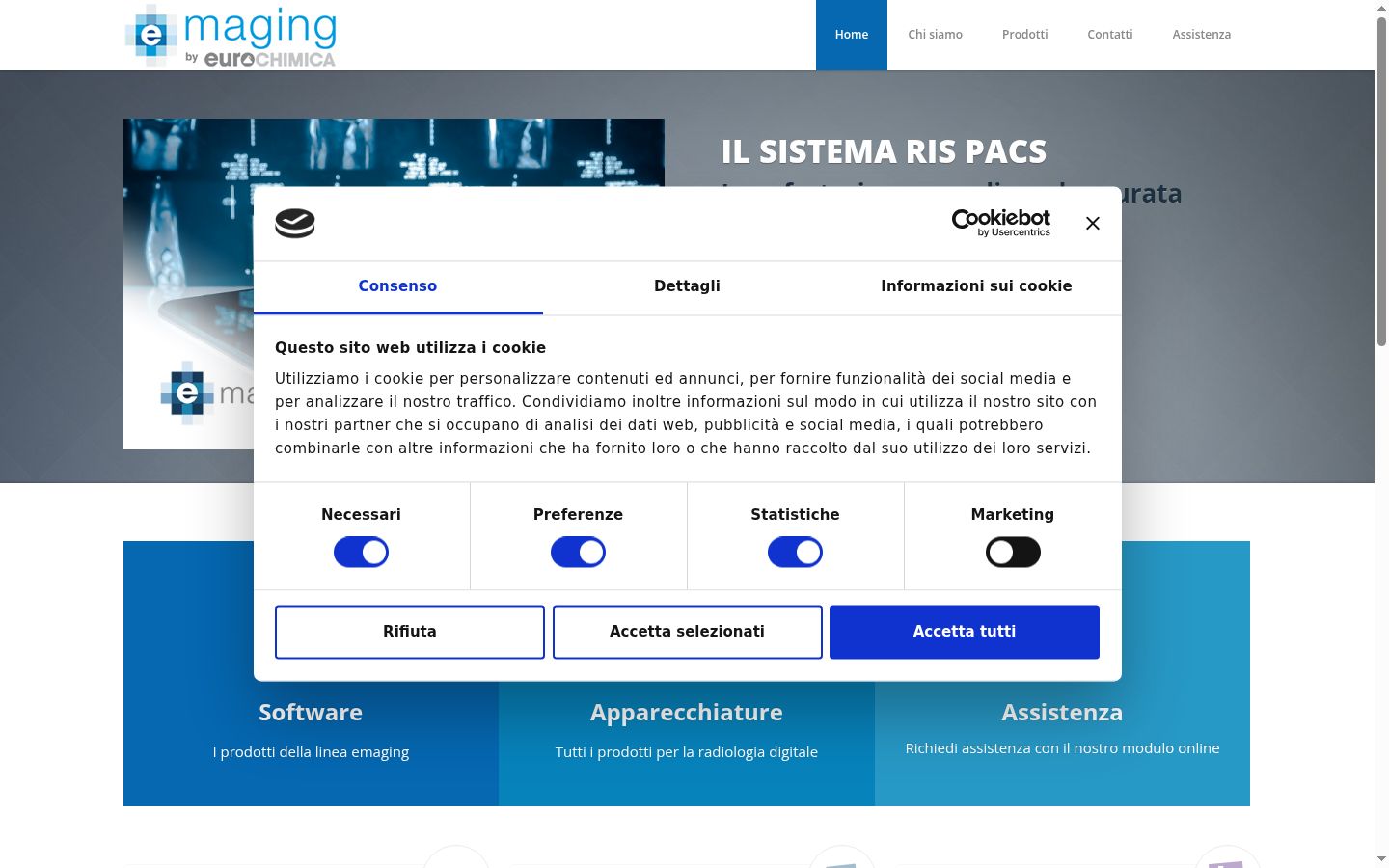 Zrzut ekranu banera zgody wyświetlanego przed jakąkolwiek interakcją