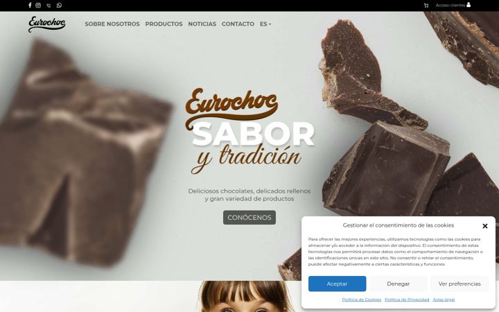 Screenshot ta' eurochoc.es
