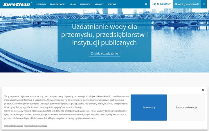 Skærmbillede af euroclean.pl