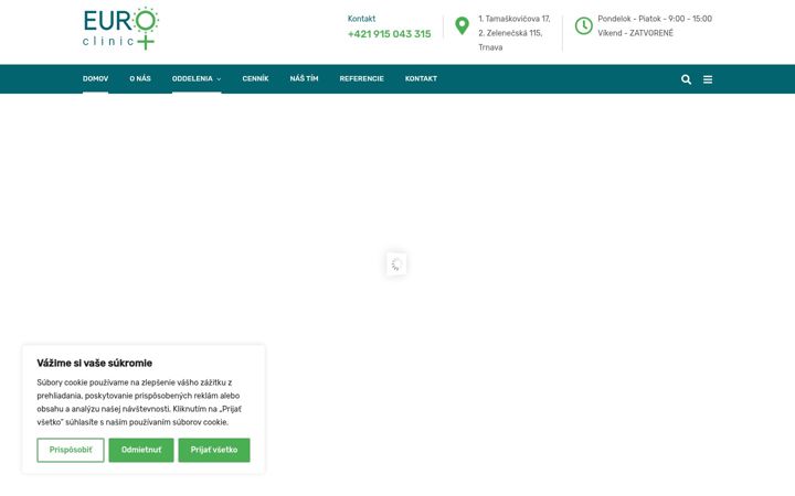 Screenshot von euroclinic.sk
