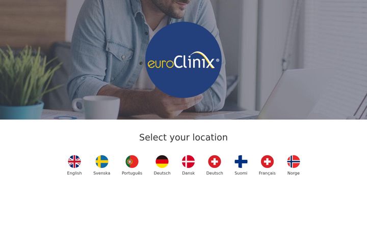 Screenshot ta' euroclinix.net