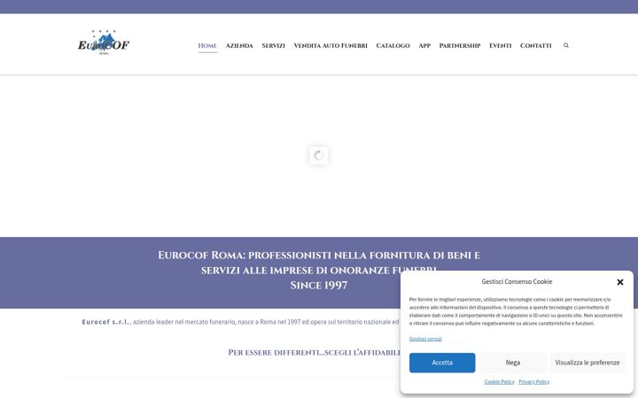 Captura de pantalla de eurocof.it