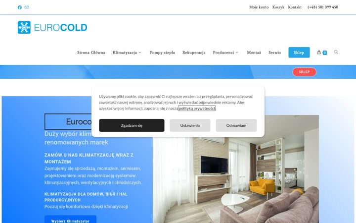 Screenshot of eurocold.sklep.pl