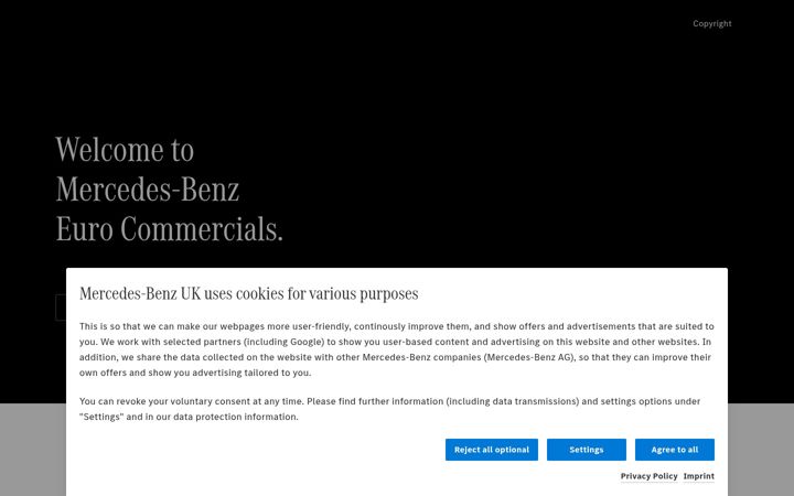 Screenshot of eurocommercialsmercedes-benz.co.uk