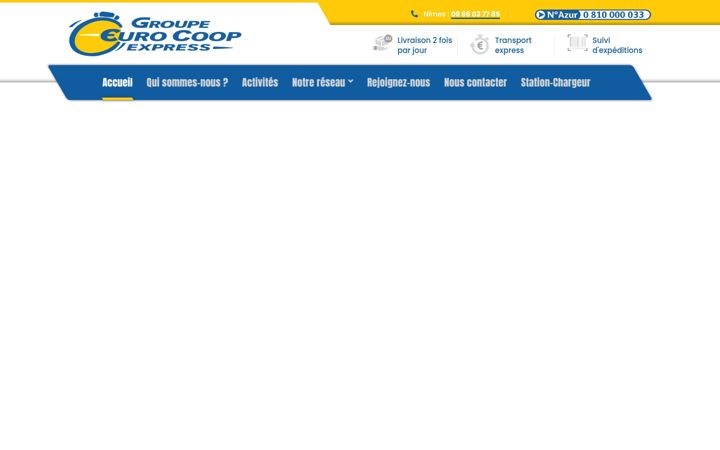 Screenshot of eurocoopexpress.com