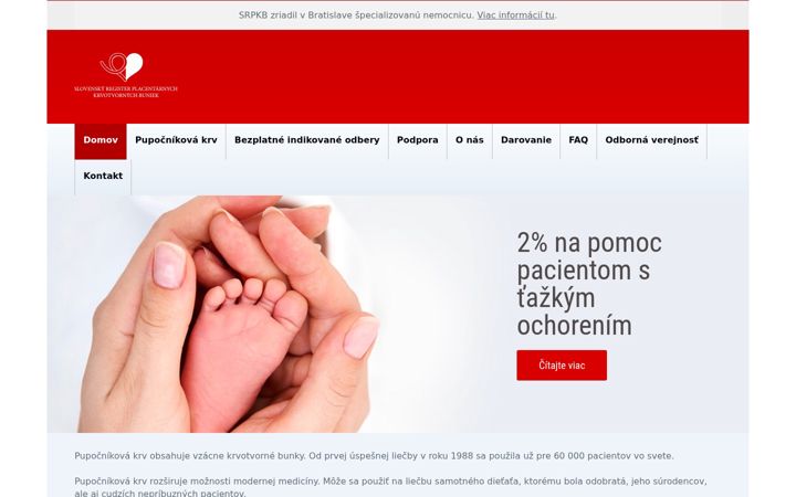 Screenshot von eurocord.sk