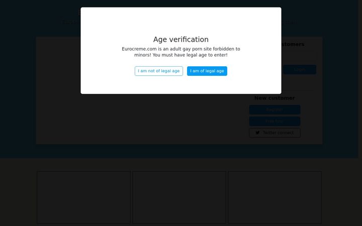Screenshot of eurocreme.com