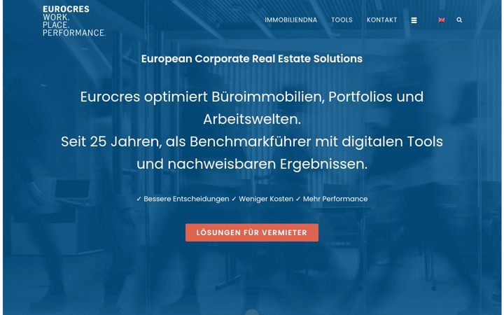 Screenshot of eurocres.com