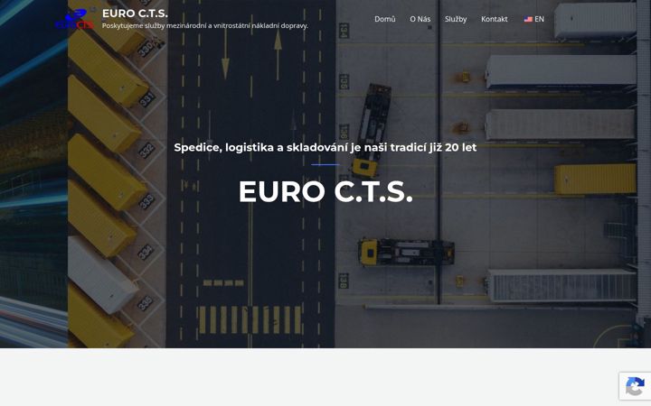 Kuvakaappaus sivustosta eurocts.cz