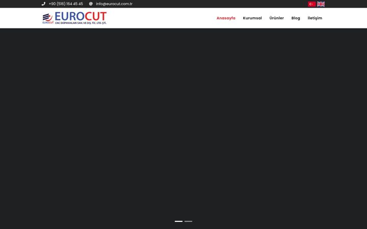 Snimka zaslona za eurocut.com.tr