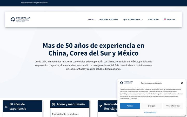 Screenshot of eurodalian.com