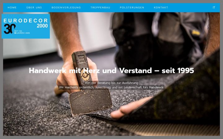 Screenshot of eurodecor.it
