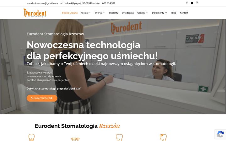 Screenshot of eurodent.net.pl