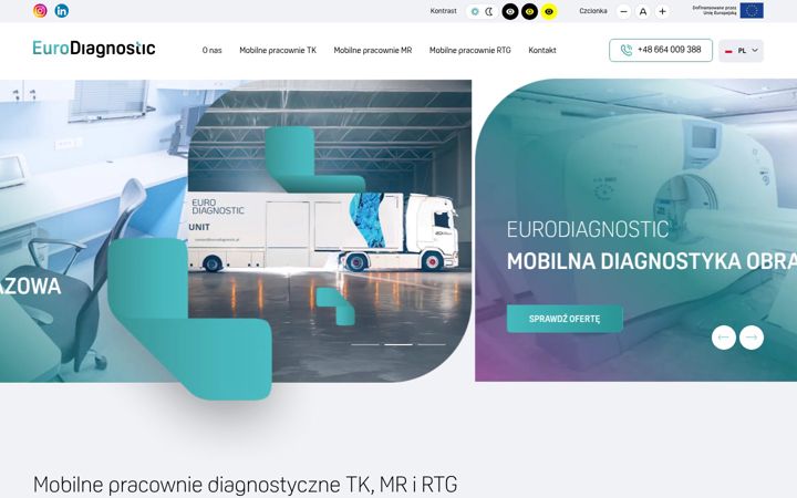 Screenshot von eurodiagnostic.pl