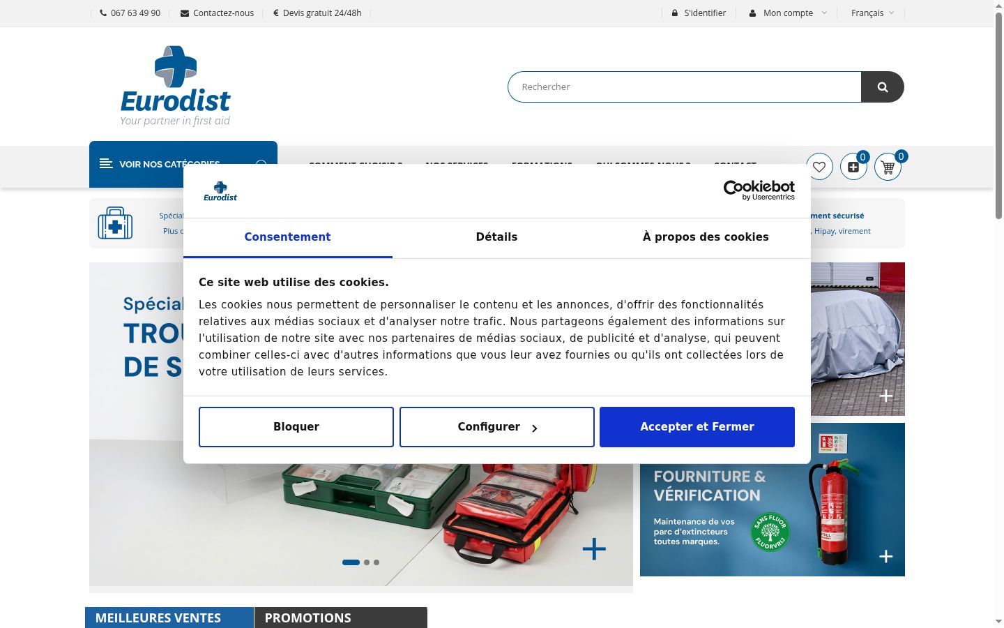 Zrzut ekranu banera zgody wyświetlanego przed jakąkolwiek interakcją
