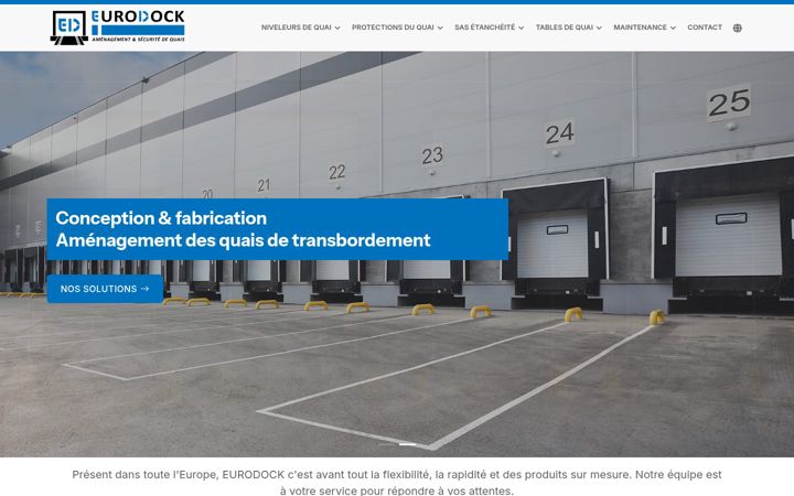 Screenshot of eurodock.com