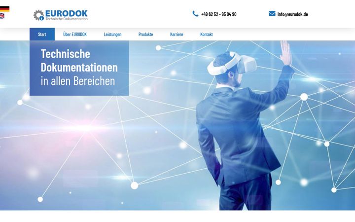 Captura de ecrã de eurodok.de