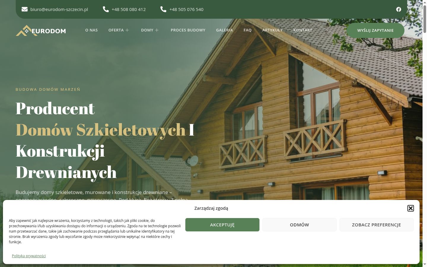 Snímek obrazovky baneru souhlasu zobrazeného před jakoukoli interakcí