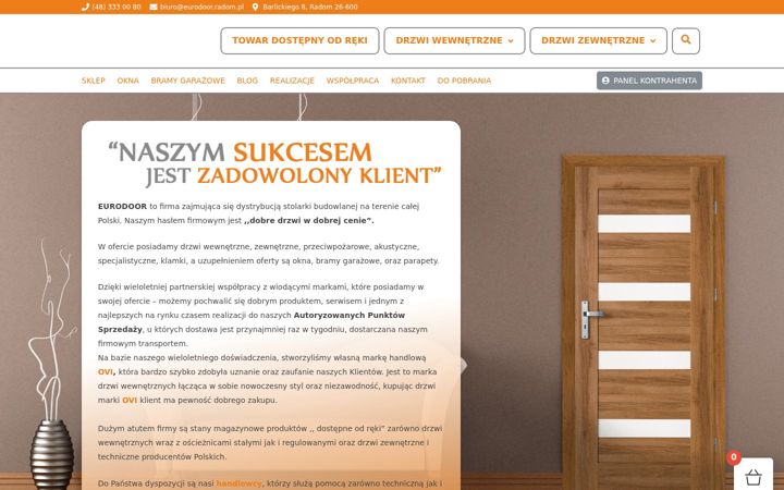 Screenshot von eurodoor.radom.pl