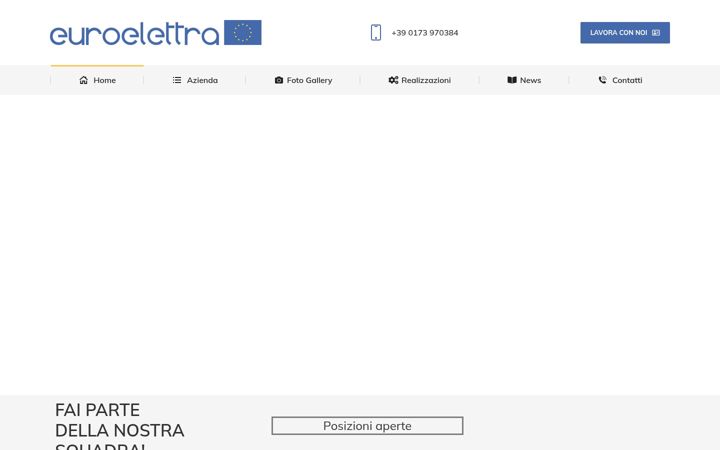 Screenshot of euroelettrasrl.com