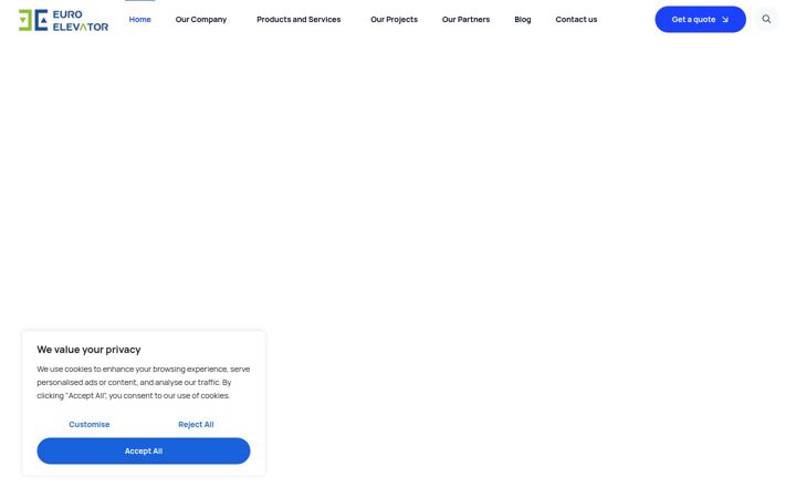 Screenshot of euroelevator.co.ke