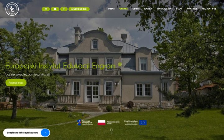 Screenshot von euroengram.edu.pl