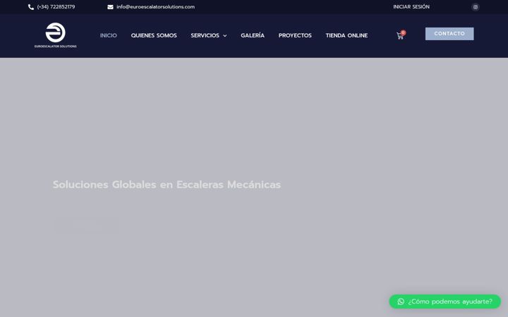 Screenshot of euroescalatorsolutions.com