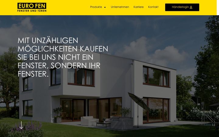 Screenshot of eurofen.de