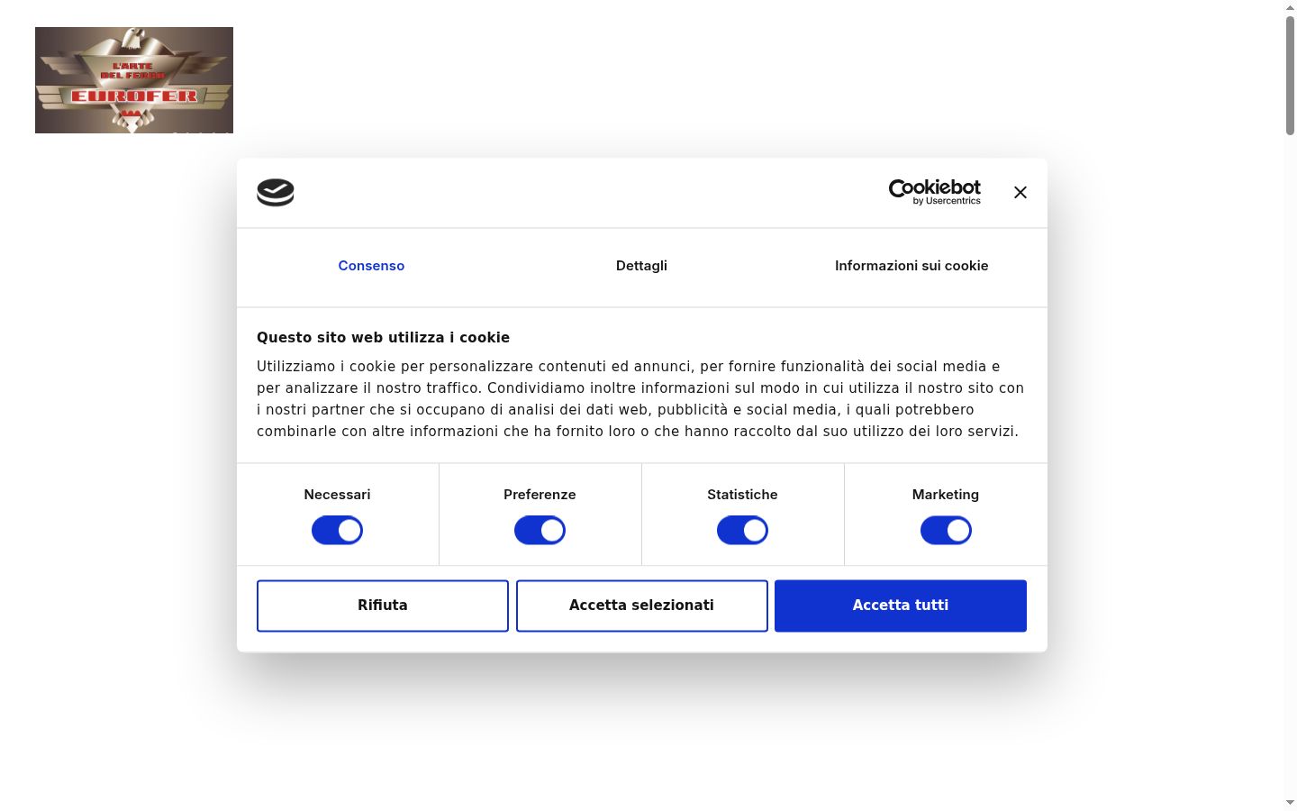 Capture d'écran de la bannière de consentement affichée avant toute interaction