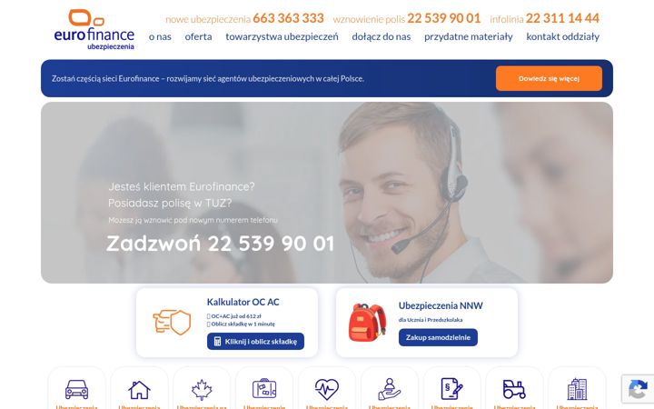 Screenshot von eurofinance.info.pl