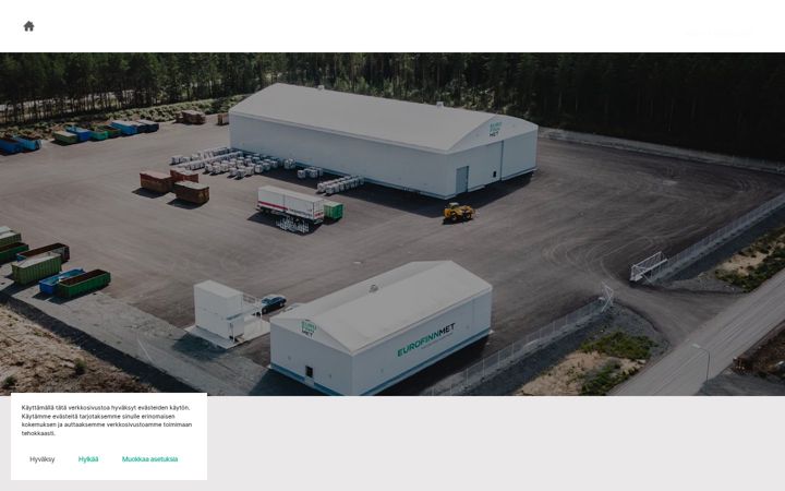 Screenshot ta' eurofinnmet.fi