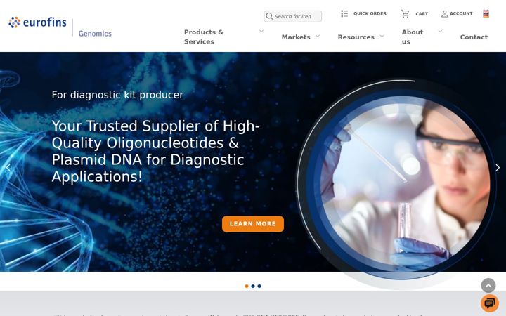 Zrzut ekranu eurofinsgenomics.eu
