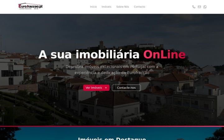 Screenshot of eurofraccao.pt