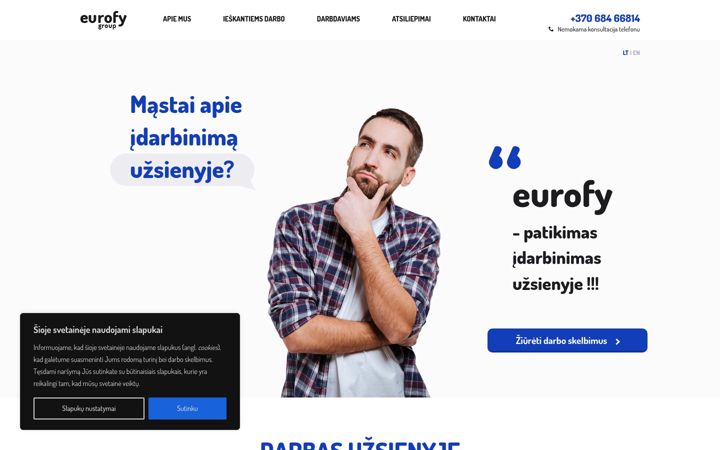 Екранна снимка на eurofy.eu