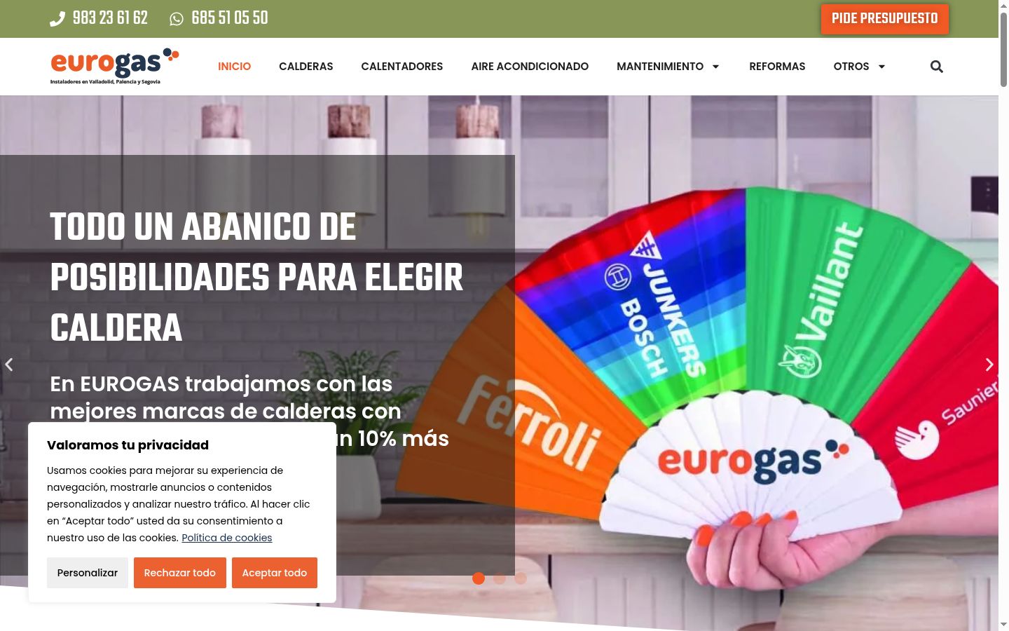 Screenshot tal-banner tal-kunsens muri qabel kwalunkwe interazzjoni