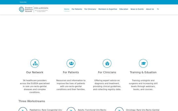 Screenshot of eurogen-ern.eu