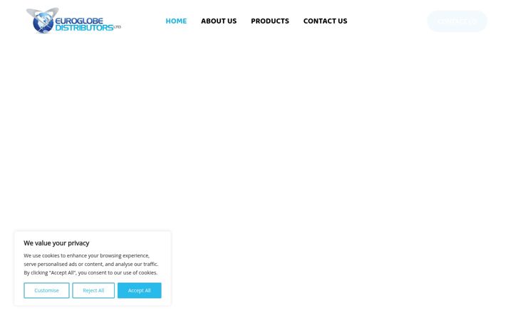 Screenshot of euroglobedistributors.co.uk