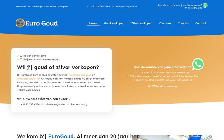 Screenshot von eurogoud.nl