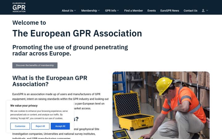 Screenshot of eurogpr.org