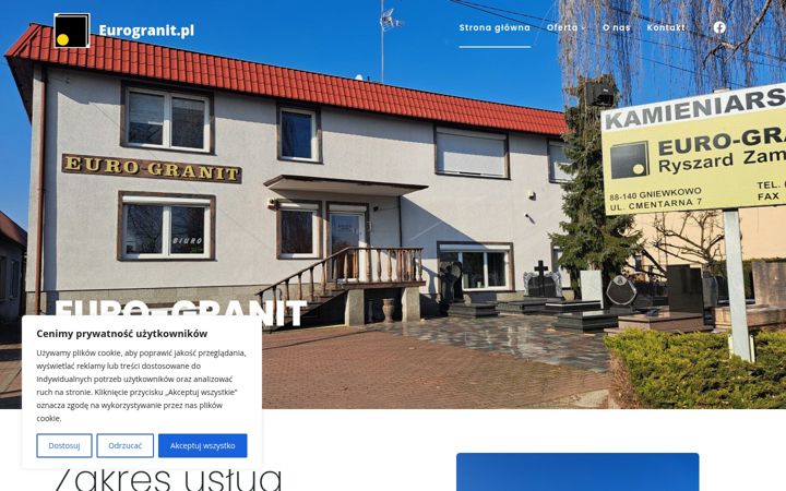 Screenshot of eurogranit.pl