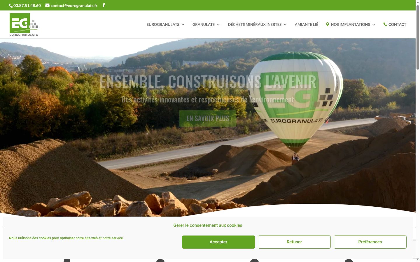 Screenshot des Einwilligungsbanners vor jeglicher Interaktion
