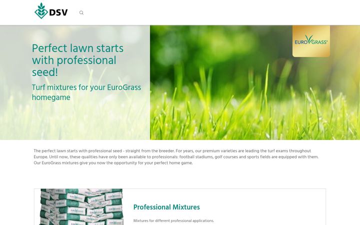 Screenshot of eurograss.com