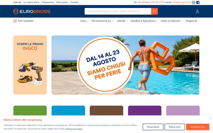 Screenshot του eurogrossnet.it