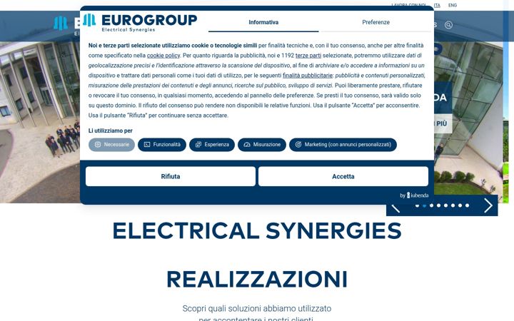 Skjámynd af eurogroup.com