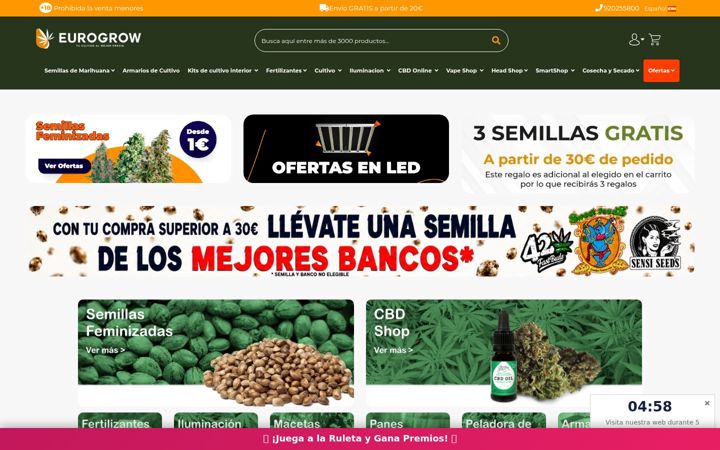Screenshot of eurogrow.es